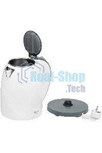 Чайник электрический Atlanta ATH-2427 белый двухстенный