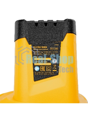 Миксер строительный Denzel EM-1-1200, 1200 Вт, 0-680 об/мин