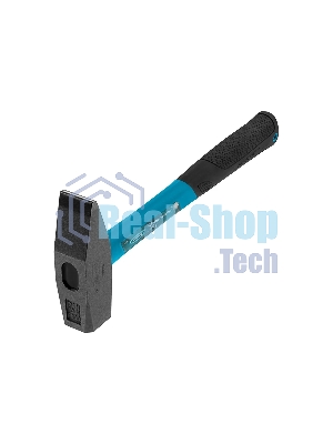 Молоток слесарный Gross 10279 1000 г, квадратный боек, фиберглассовая обрезиненная рукоятка