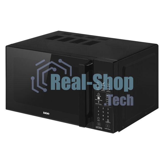 Микроволновая печь BBK 20MWS-806S/B черный, 20 л, 800 Вт, переключатели - сенсор