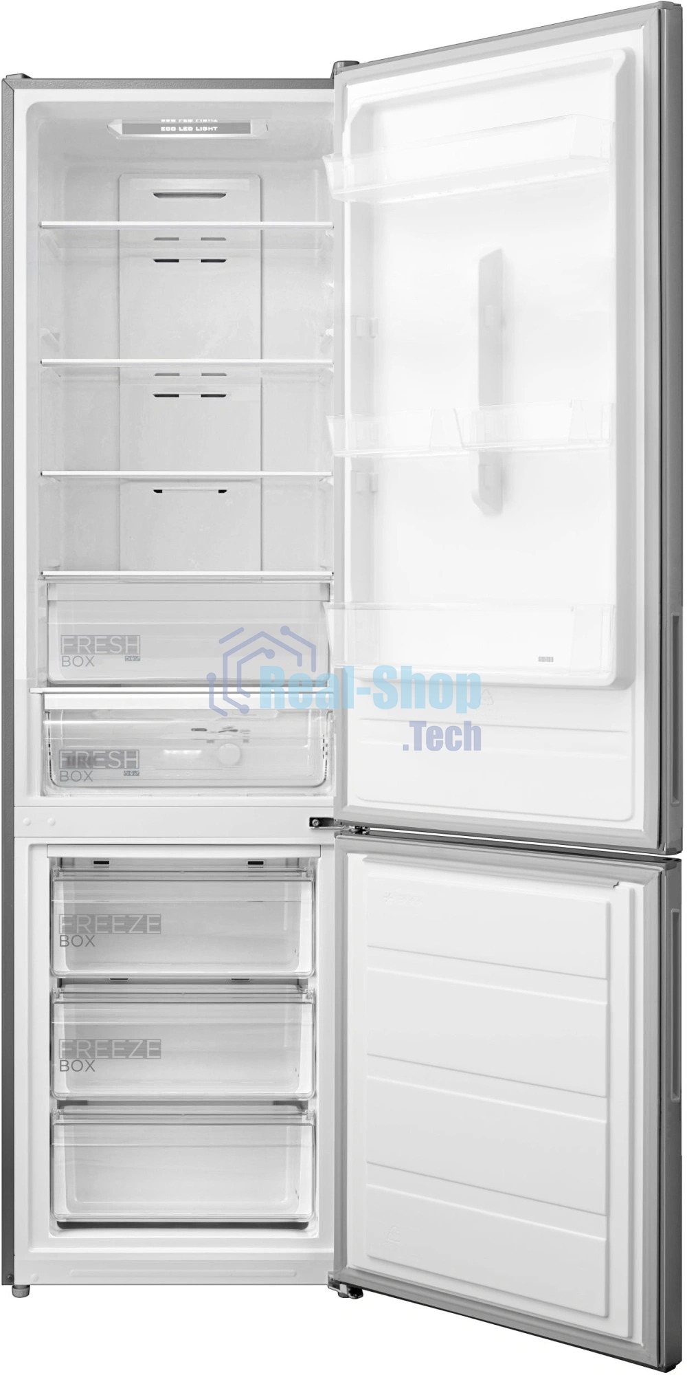 Холодильник Midea MDRB489FGE02OE нержавеющая сталь двухкамерный 247/83л морозилка снизу, No Frost