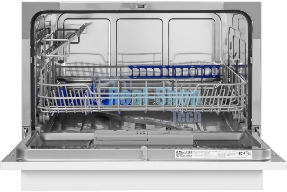 Встраиваемая посудомоечная машина Maunfeld MLP-06DW, белый, 44.8 см, 6 компл., 49 дБ, класс A+