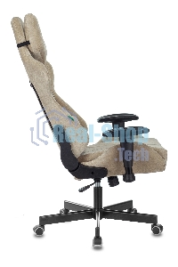 Кресло игровое Бюрократ VIKING KNIGHT LT21 FABRIC песочный крестовина металл/пластик