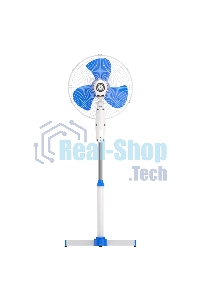 Вентилятор напольный Maxvi FS1645 white-blue