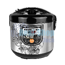 Мультиварка Centek CT-1498 Ceramic черный, сталь 700 Вт, 5.0л, КЕРАМИЧЕСКОЕ ПОКРЫТИЕ ЧАШИ, 10 пр-м.