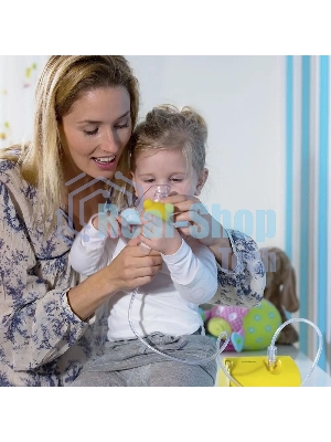 Ингалятор OMRON NE-C24 Kids компрессорный, детский, желтый