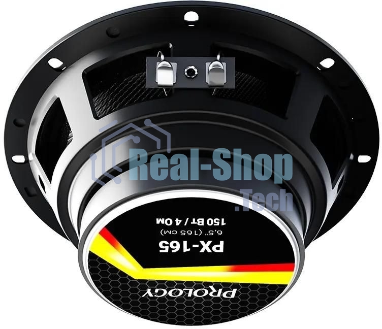 Колонки автомобильные Prology PX-165 150Вт 90дБ 4Ом 16см (6.5дюйм) (ком.:2кол.) коаксиальные двухполосные