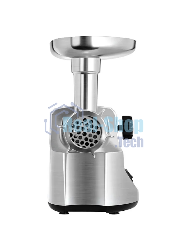 Мясорубка электрическая ARESA AR-2105 серебристый, 3000 Вт, 3.0 кг/мин, реверс, защита от перегрузки, насадки - 2