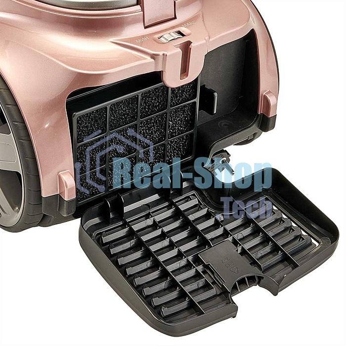 Пылесос DELTA DL-0853 бежево-розовый, 400/2400 Вт, уборка сухая, пылесборник контейнер, 4 л