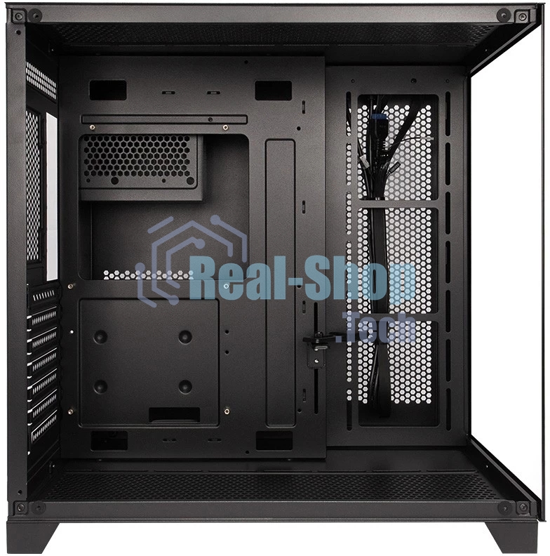 Компьютерный корпус 1STPLAYER MEGAVIEW MV8-TP черный ATX MV8-TP-BK