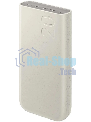 Портативный аккумулятор Samsung EB-P4520 20000mAh PD3.0 45W 4A 3xUSB-C бежевый (EB-P4520XUEGRU)