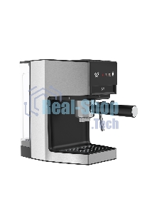 Кофеварка рожковая+капсульная BQ CM3003 стальной/черный, исп. кофе - молотый/капсулы Dolce gusto, Nespresso, 1 л, 950 Вт, 19 бар