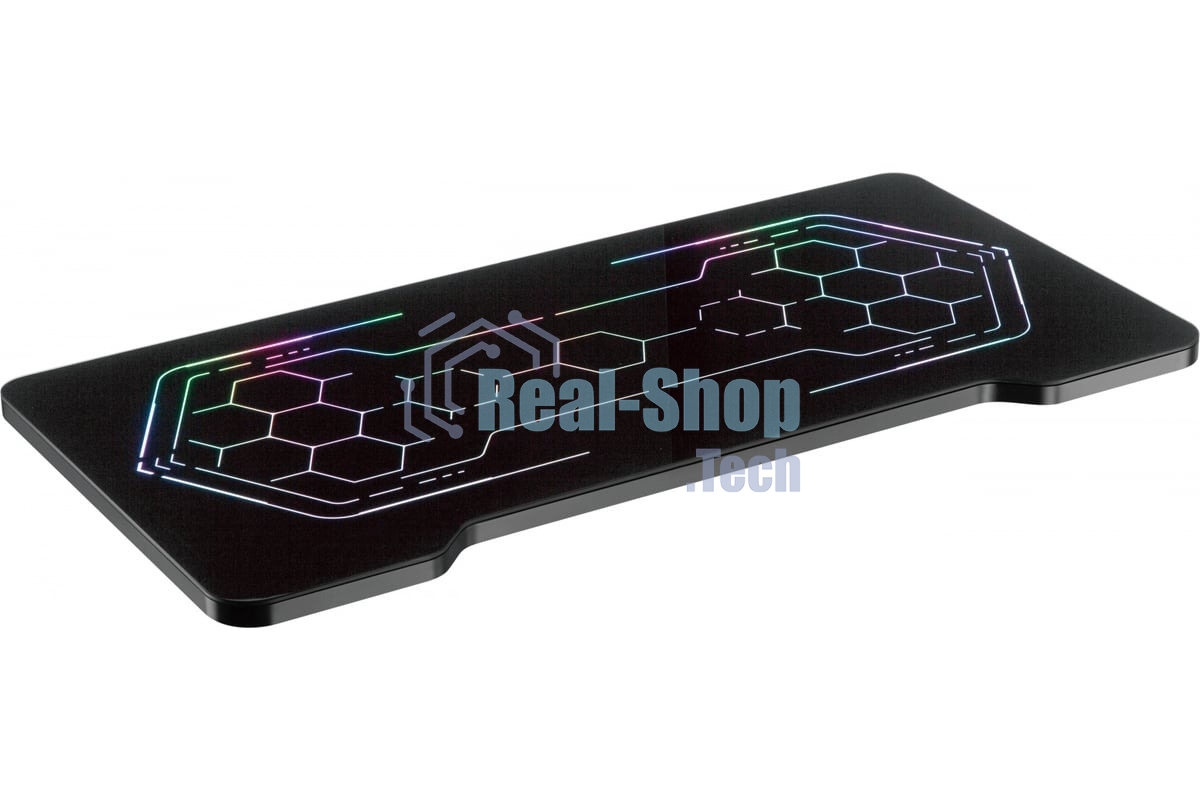 Столешница Cactus CS-DT-RGb-HEX 120x60x2.8 см черный