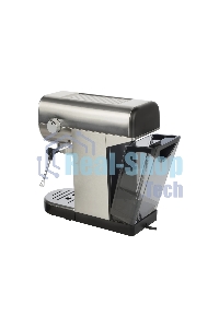 Кофеварка рожковая LEONORD LE-1752 (108135) черный/стальной, исп. кофе - молотый, 0,8 л, 1360 Вт, 20 бар