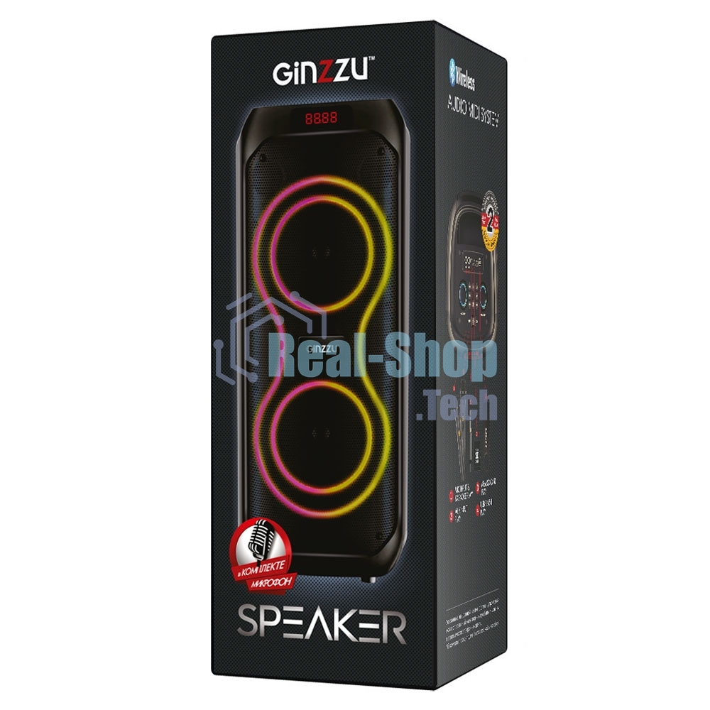 Портативная колонка GINZZU GM-114