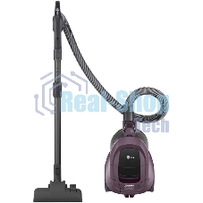 Пылесос LG VC5420NHTCW фиолетовый/черный, 380/2000 Вт, уборка сухая, пылесборник контейнер 1.3 л