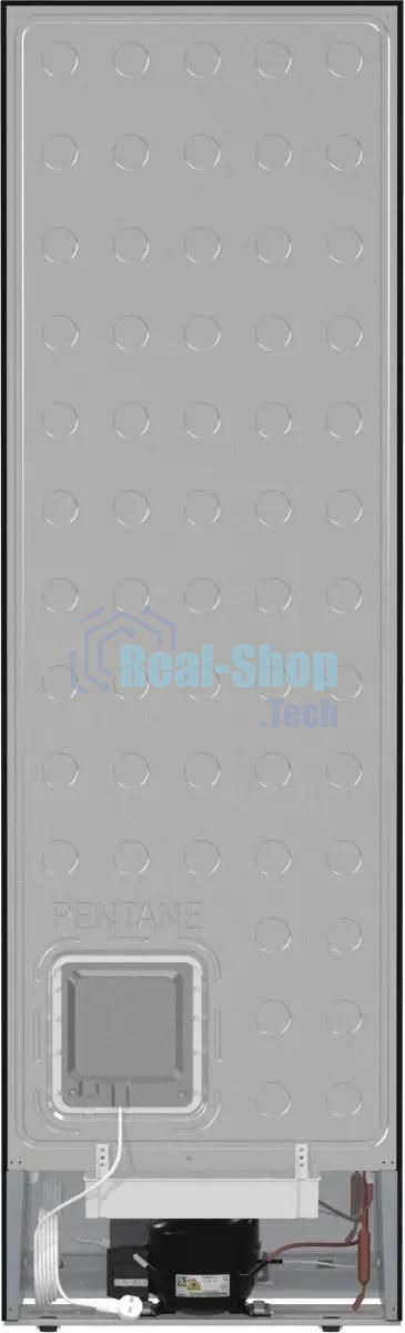 Холодильник Gorenje NRK6202EBXL4 черный матовый двухкамерный 235/96л морозилка снизу, No Frost