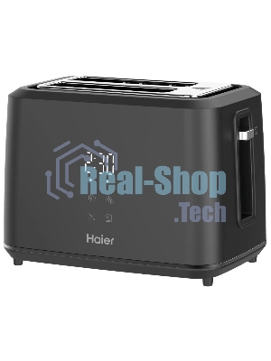 Тостер Haier HT-503 черный, 930 Вт, 2 слота