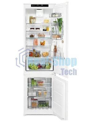 Встраиваемый холодильник Electrolux ENS8TE19S белый двухкамерный 214/62л морозилка снизу