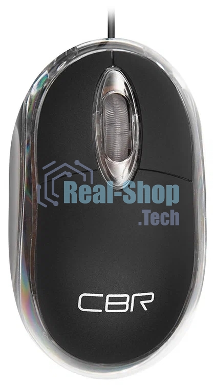 Мышь проводная CBR CM 122 черный, 1000 dpi, USB, кнопки - 3