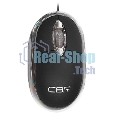Мышь проводная CBR CM 122 черный, 1000 dpi, USB, кнопки - 3