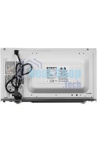 Микроволновая печь Kraft KF-20MW7W-102M белый, 20 л, 700 Вт, переключатели - поворотный механизм