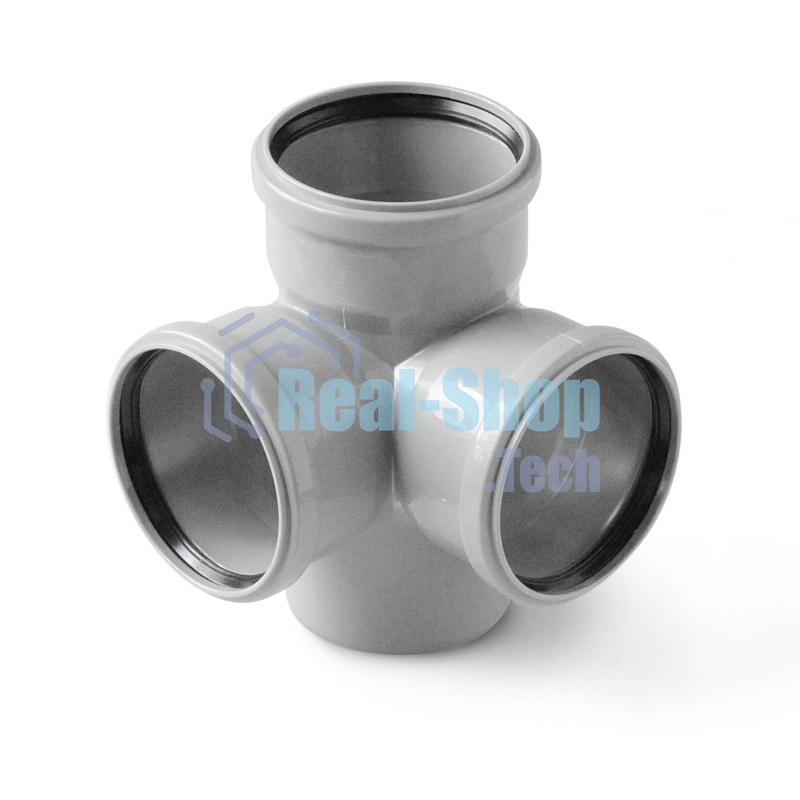 Крестовина 2-х плоскостная (Полипропилен) 110x110x110/87,5