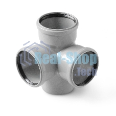 Крестовина 2-х плоскостная (Полипропилен) 110x110x110/87,5