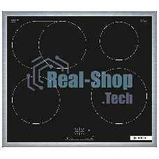 Индукционная варочная панель Bosch PIF645BB5E независимая, черный
