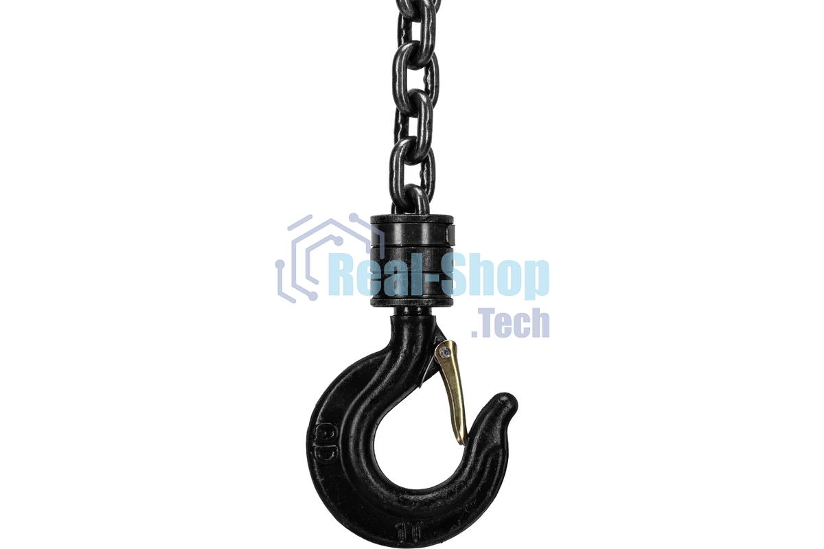 Таль цепная Sparta 1 т, h подъема 2,5 м, расстояние между крюками 300 мм