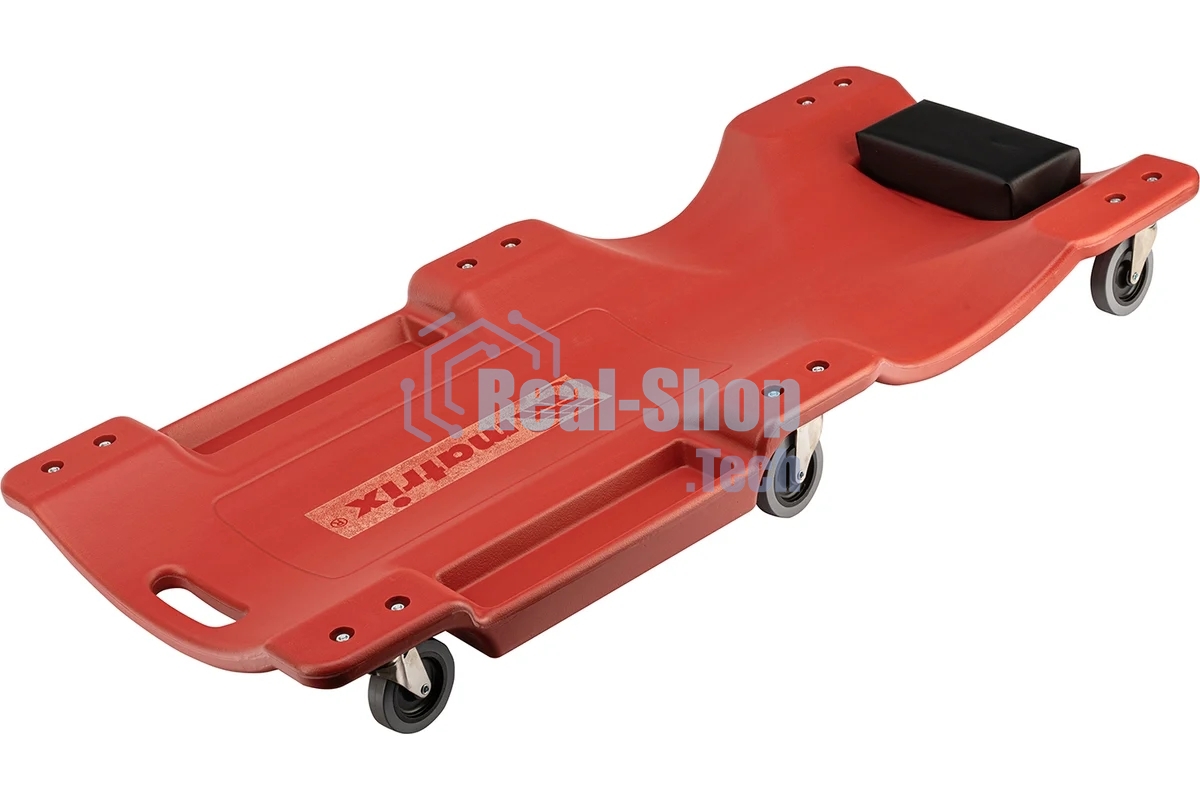 Лежак ремонтный Matrix на 6-ти колесах, 1000 х 475 х 128 мм, пластиковый