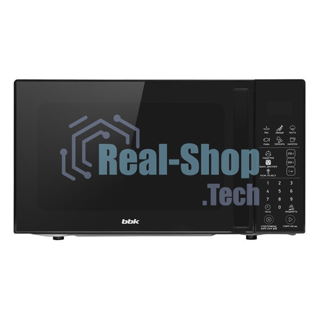 Микроволновая печь BBK 20MWS-806S/B черный, 20 л, 800 Вт, переключатели - сенсор