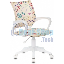 Кресло Бюрократ BuroKIDS 1 W Sticks 02 песочный, ткань, 120 кг