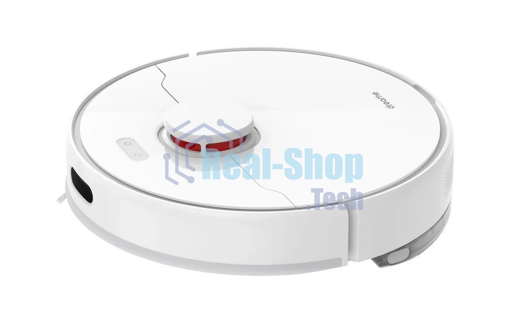 Робот-пылесос Dreame RLS3D Vacuum and Mop D10 Plus белый, 46 Вт, 5200 мА·ч Li-Ion, уборка сухая/влажная, пылесборник контейнер 0.4 л