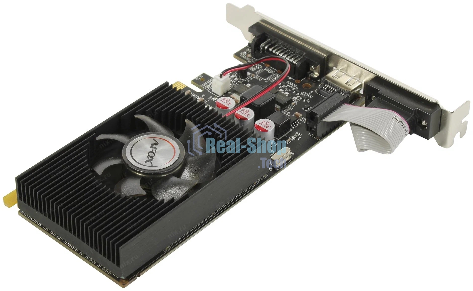 Видеокарта AFOX GT730 DDR3 4G 128Bit, LP Single fan, RTL (AF730-4096D3L6) RTL