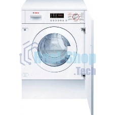 Cтиральная машина встраиваемая Bosch WKD28543EU белый, загрузка фронтальная 7 кг, 4 кг - сушка, 1400 об/мин, класс: A++