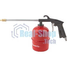 Набор пневмоинструмента Matrix, 5 предметов, быстросъемное соед., краскорасп. с нижним бачком