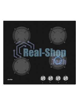 Газовая варочная панель Simfer H60N40B416 черная