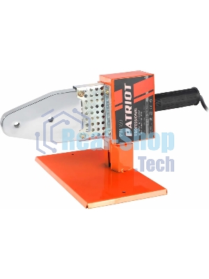 Аппарат для сварки пластиковых труб PATRIOT PW 150 170302005, 875 Вт, 6 насадок, кейс металл.