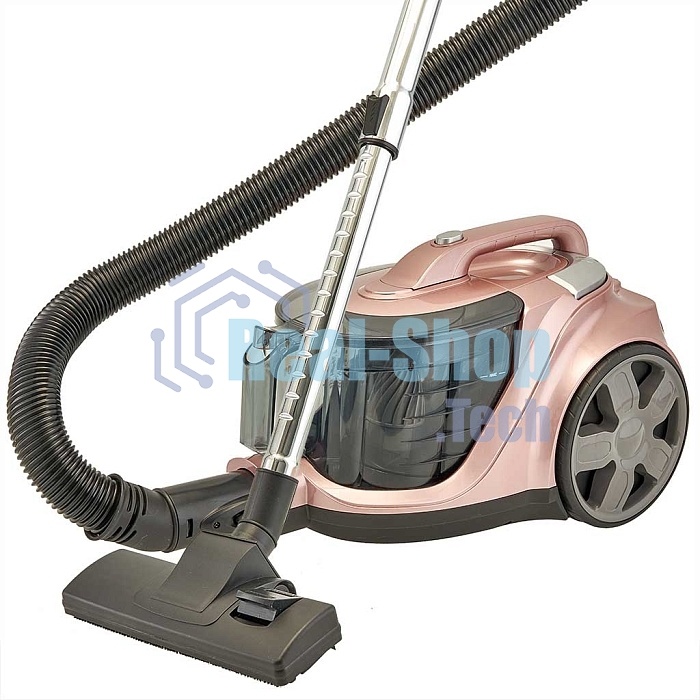 Пылесос DELTA DL-0853 бежево-розовый, 400/2400 Вт, уборка сухая, пылесборник контейнер, 4 л