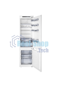 Встраиваемый холодильник Maunfeld MBF193SLFWGR Inverter белый двухкамерный 229/76 л морозилка снизу