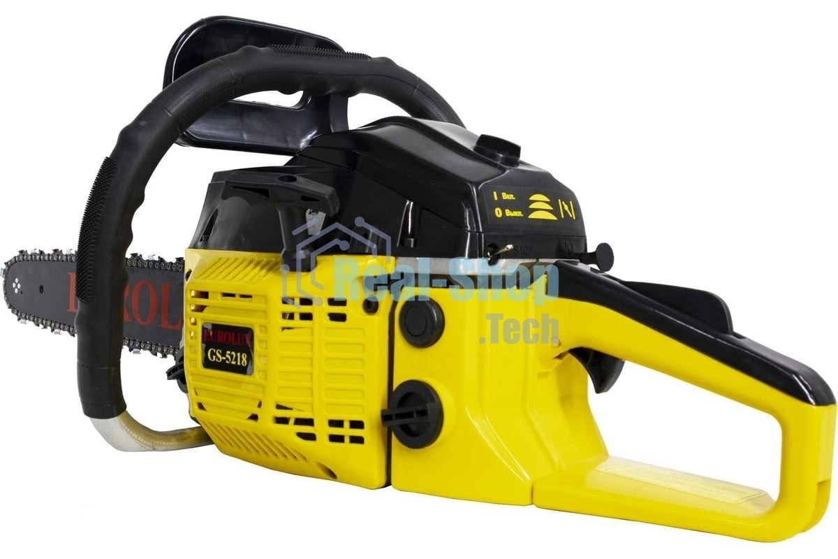 Бензопила Eurolux GS-5218 желтый/черный