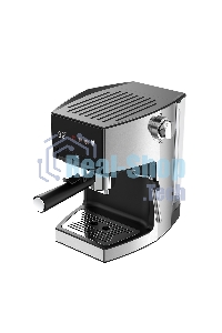 Кофеварка рожковая+капсульная BQ CM3003 стальной/черный, исп. кофе - молотый/капсулы Dolce gusto, Nespresso, 1 л, 950 Вт, 19 бар