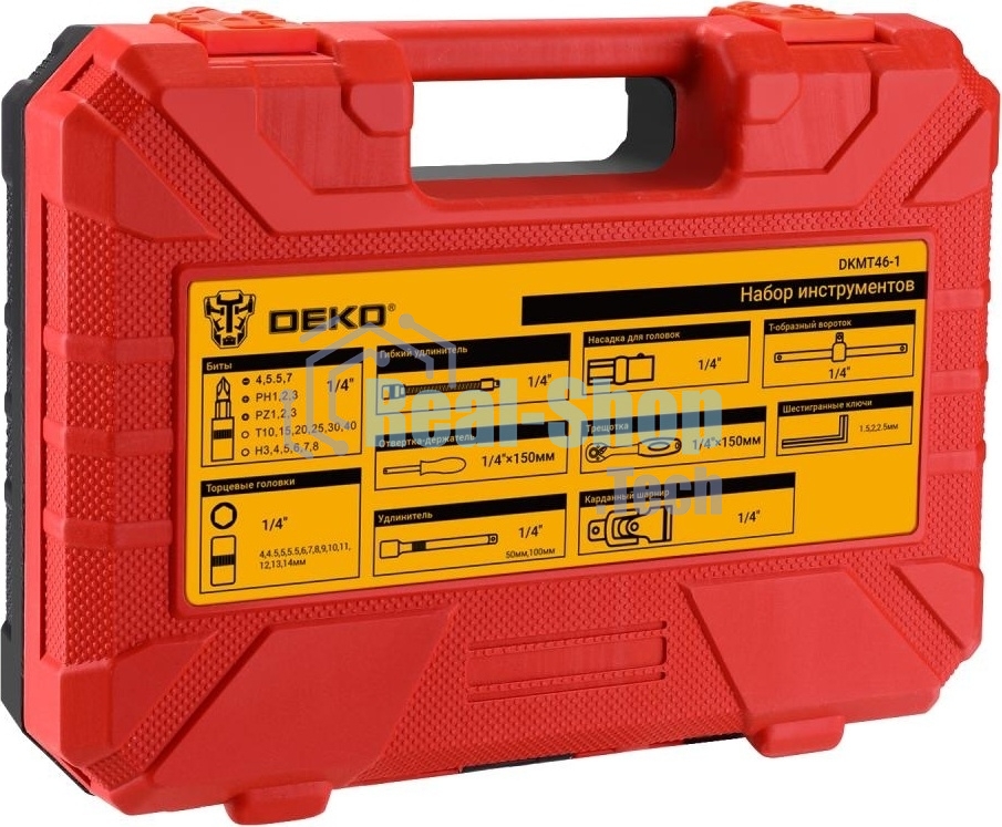 Набор инструментов для авто в кейсе DEKO DKMT46-1 083-2006
