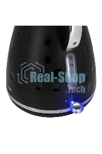 Чайник электрический Maunfeld MFK-647BK черный с хромированными элементами