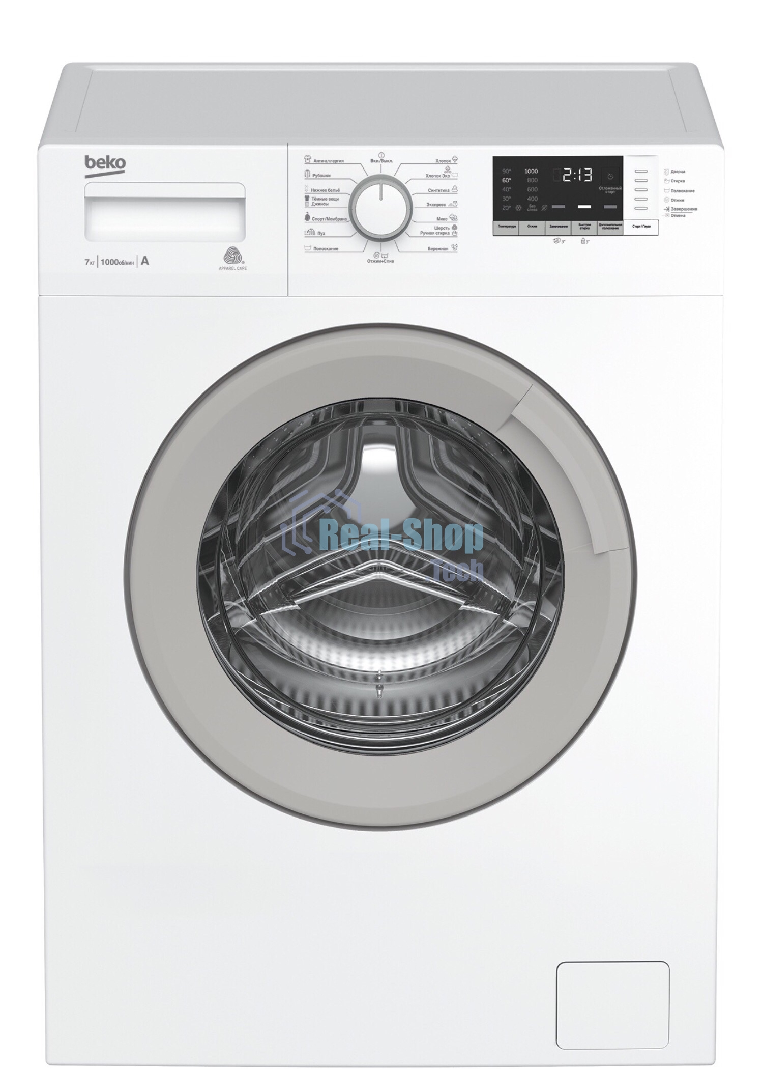 Стиральная машина Beko WHE 7512 XSW класс: A-10% загр.фронтальная макс.:7кг белый