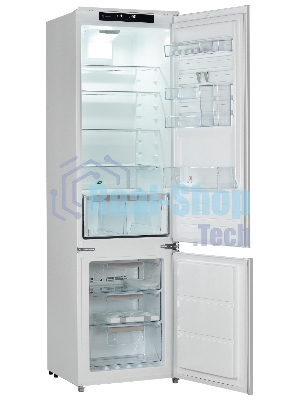 Встраиваемый холодильник Electrolux ENS8TE19S белый двухкамерный 214/62л морозилка снизу