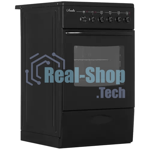 Плита электрическая Лысьва EF4011MK00 черный, конфорок 4 электрических, духовка 57 л, 50 см x 84 см x 60 см (без крышки)