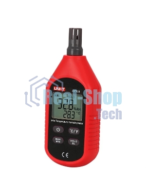 Измеритель температуры и влажности UT333, -10 ~ 60C, 0 ~ 100%