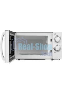 Микроволновая печь Kraft KF-20MW7W-102M белый, 20 л, 700 Вт, переключатели - поворотный механизм